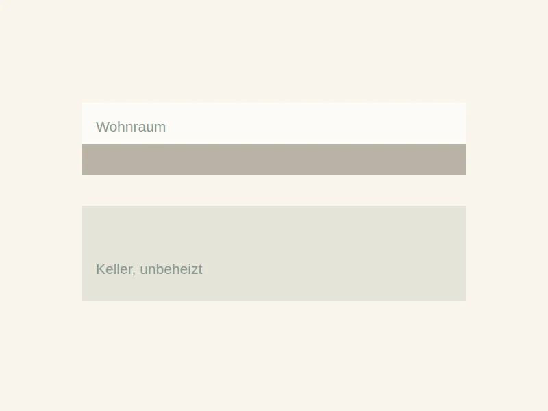 Nicht gedämmt